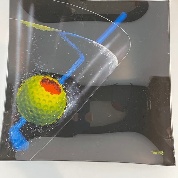 Glass Tray by Michael Godard “Fore” - Picture 7 of 12